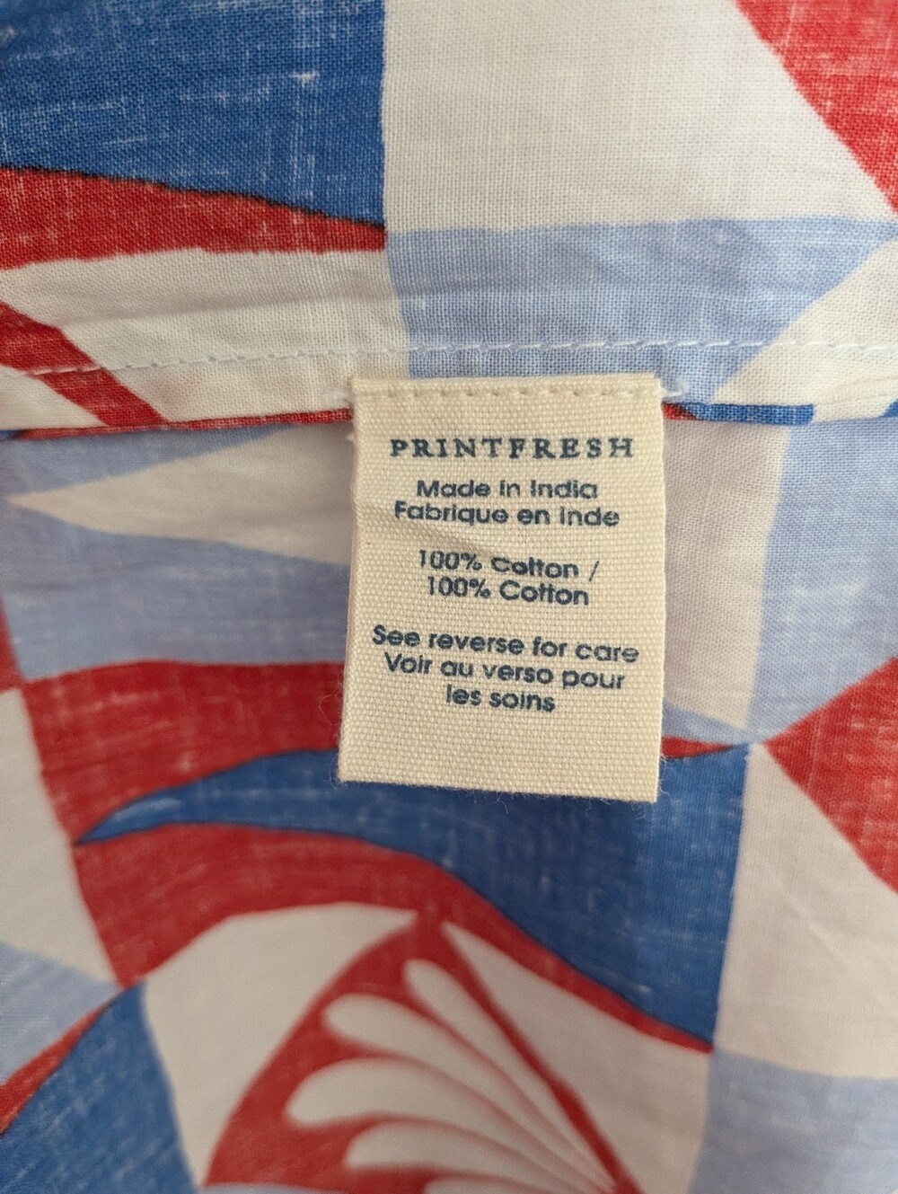 Printfresh Red, Blue & White Geometric Dress - Picture 5 of 5